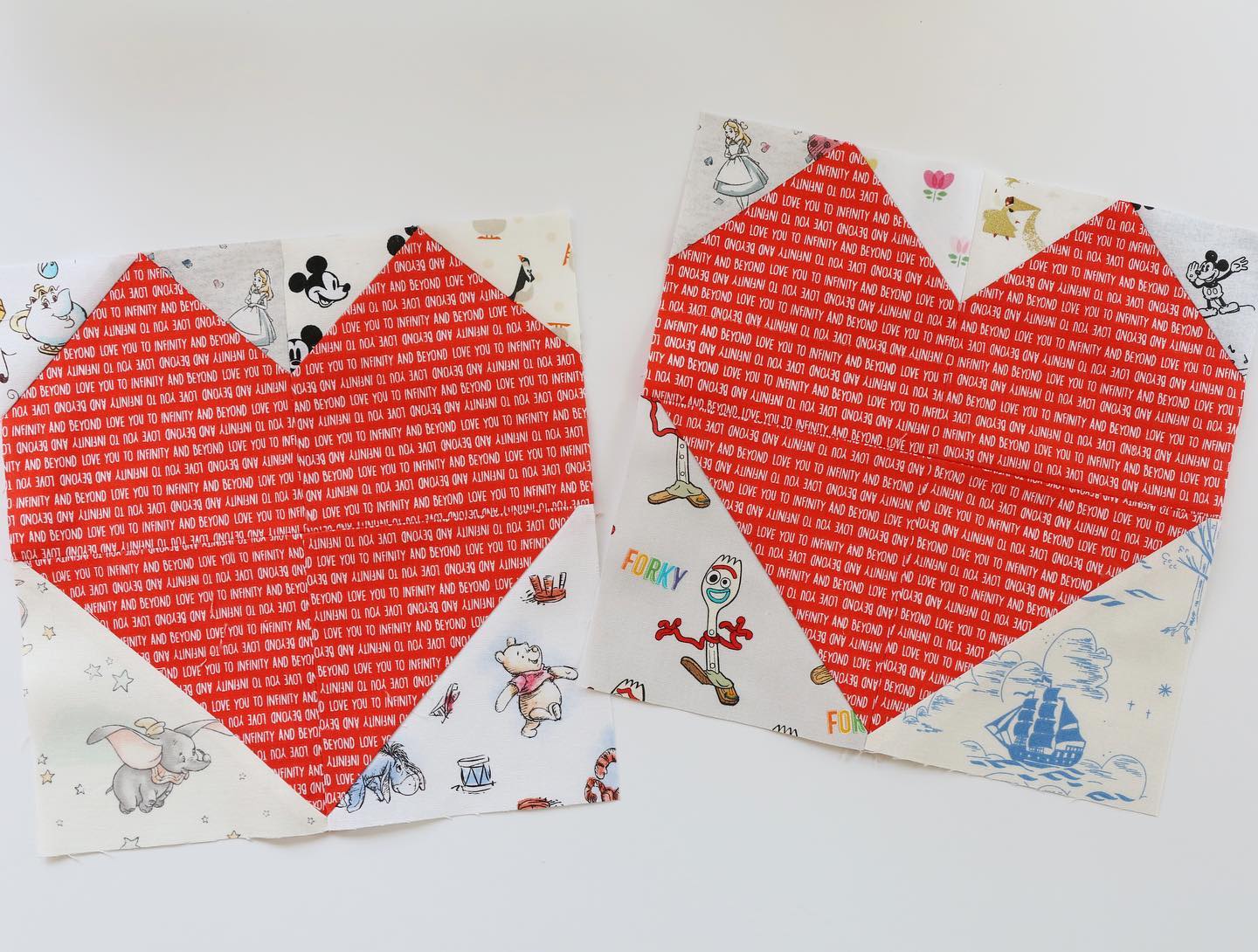 I'm working on a Disney quilt...