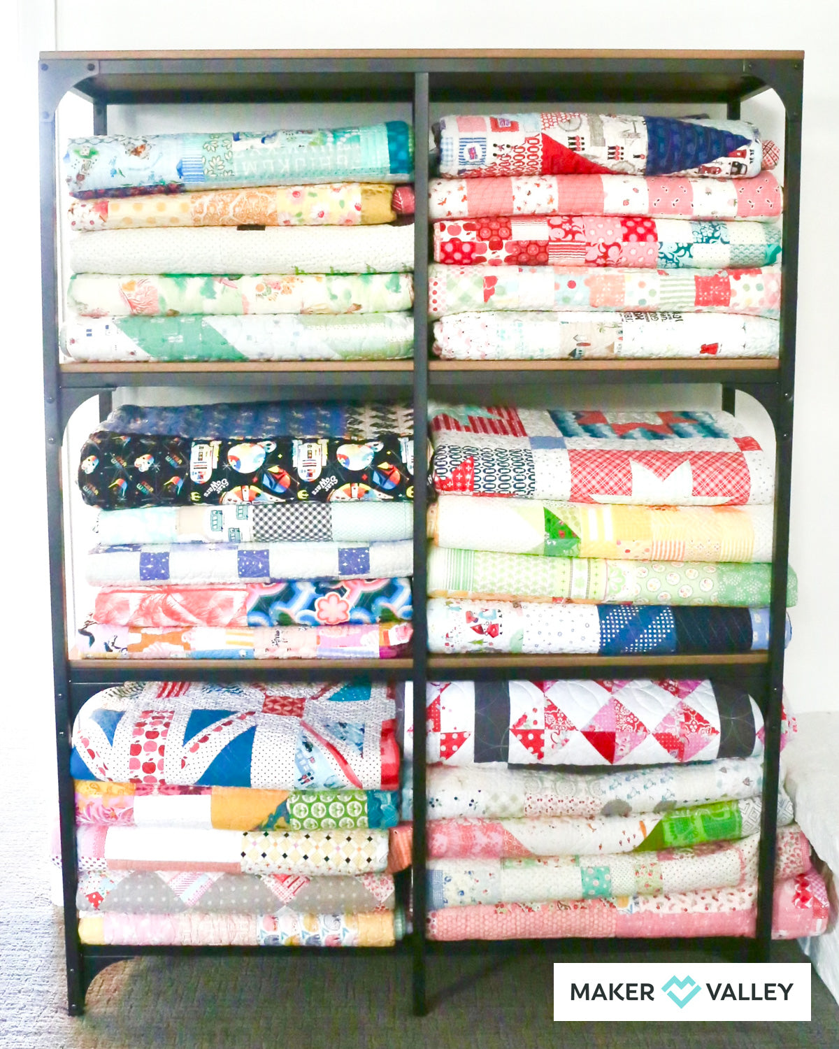 Maximizing Your Space: Displaying Your Quilts on Ikea's Fjällbo Shelf