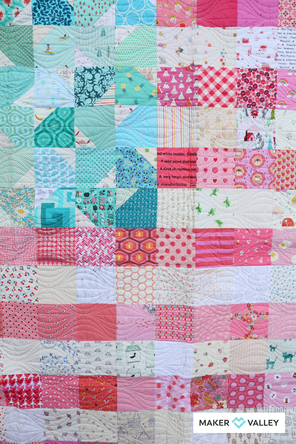 Quilt Reveal! (Yankee Doodle Dandy Neon Colorway)
