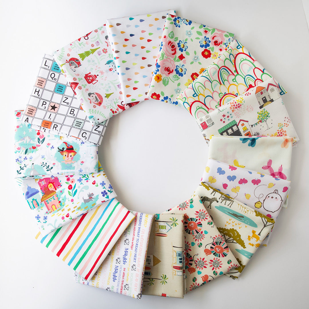 A little bit loud - a scrappy fat quarter bundle by Maker Valley