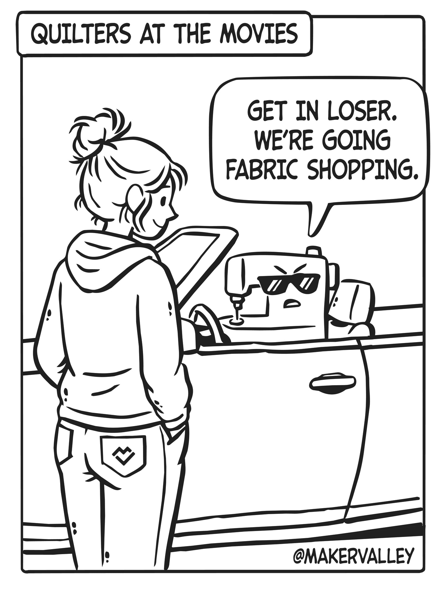 Quilters at the movies