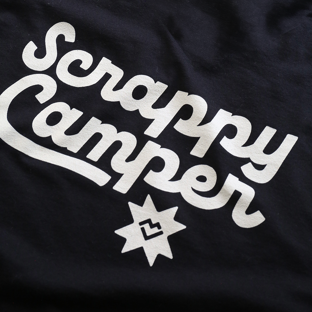 Scrappy Camper - T-shirt (Black)