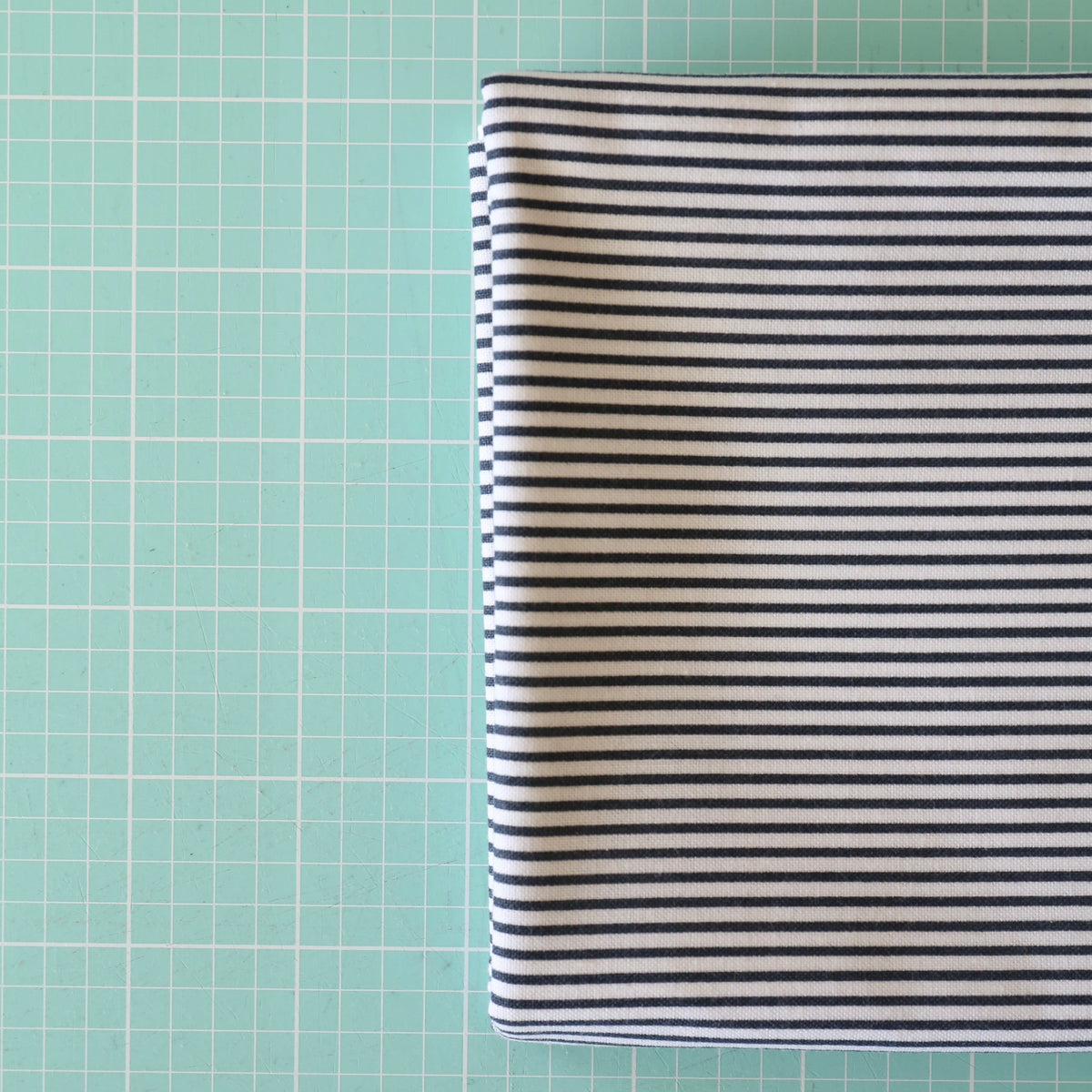 Dear Stella Dress Stripe (black) - 2/3 yard