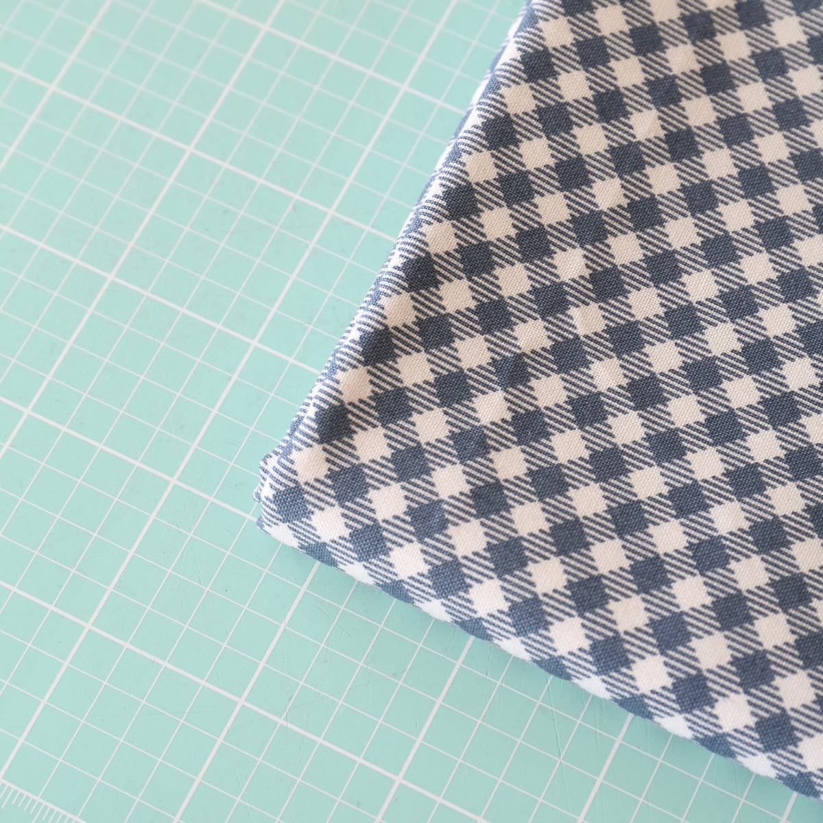 Gingham (navy) by Sweetwater - 3/4 yard
