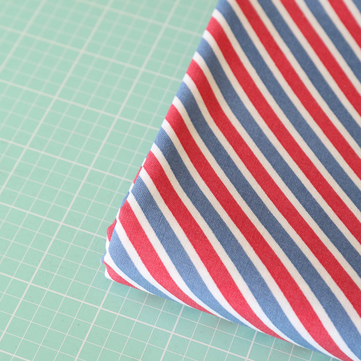 Handle With Care Airmail Stripe - 1 Yard