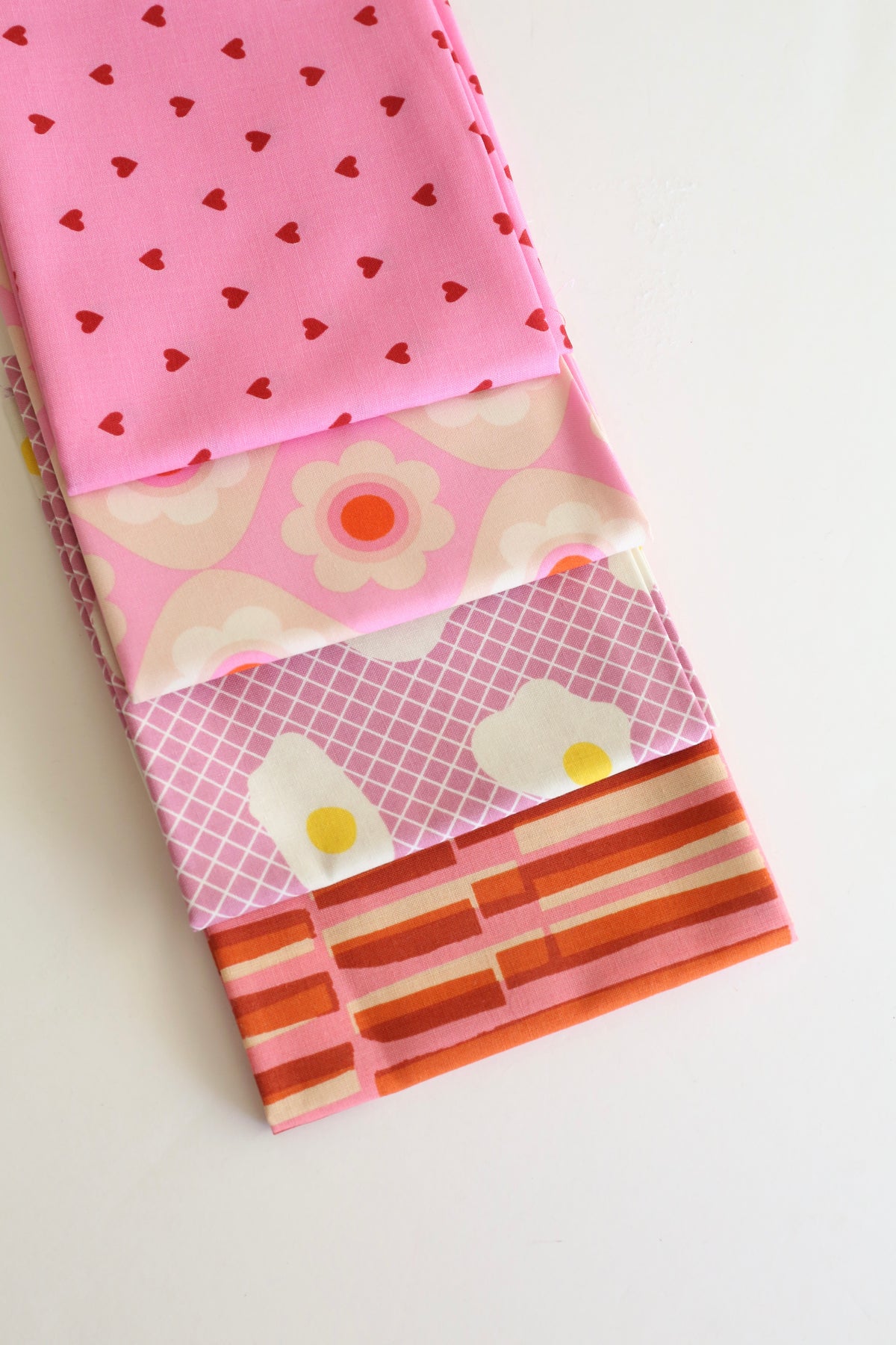 Scrappy (Pink & Purple) - 4 Fat Quarter Bundle