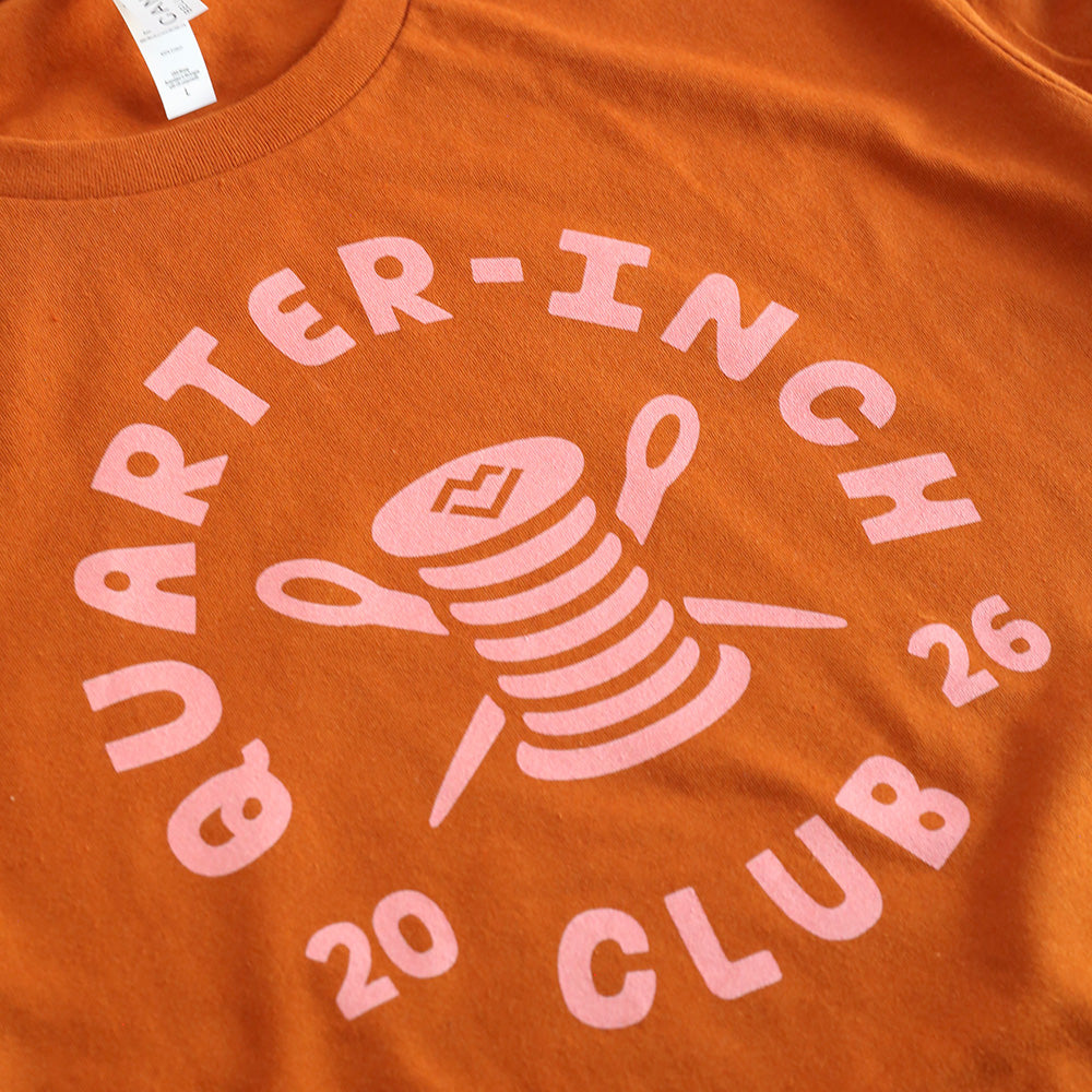 Quarter-Inch Club - T-shirt (Rust)