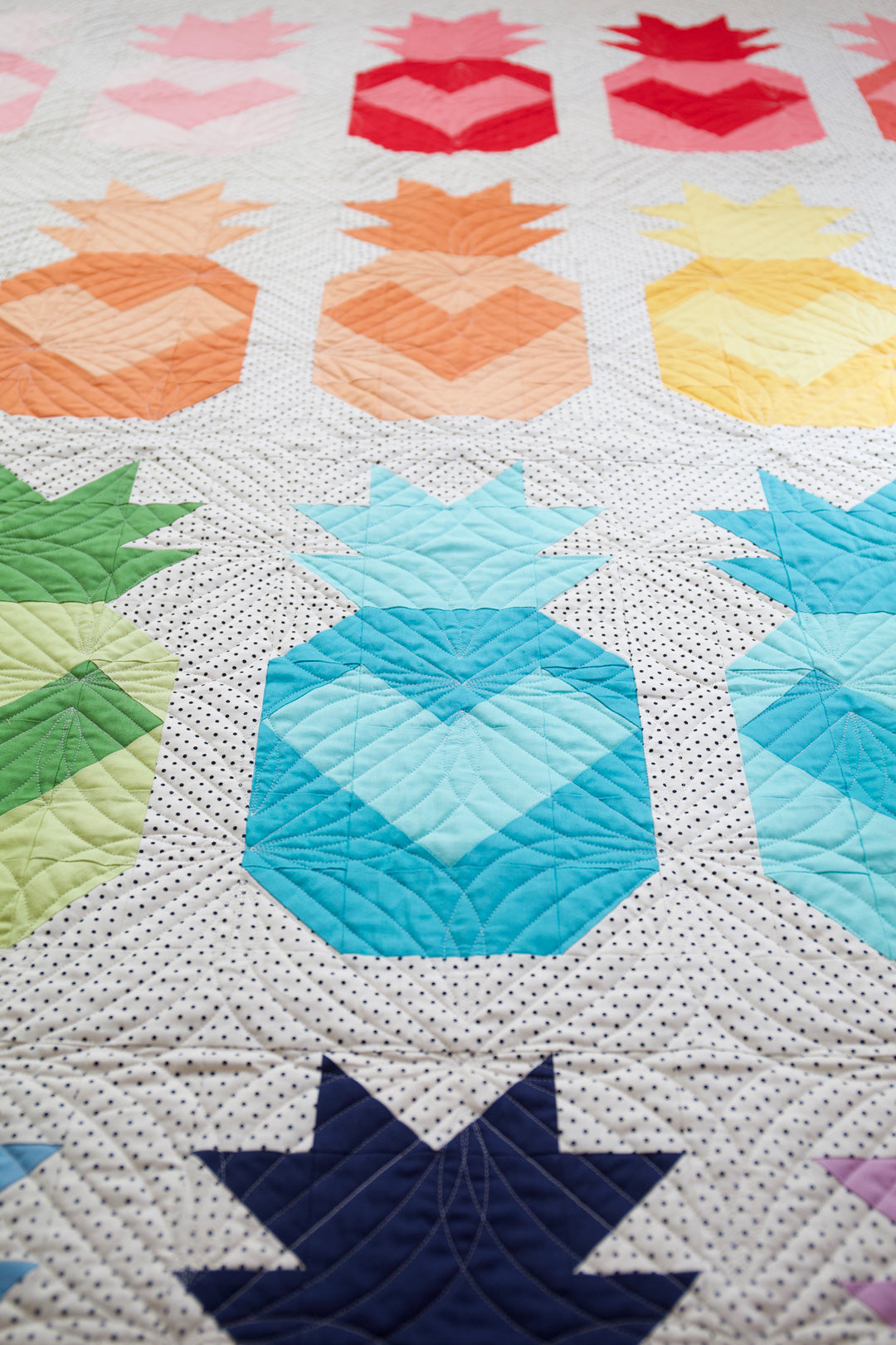 Scrappy Pineapple Love Block Tutorial - Downloadable PDF