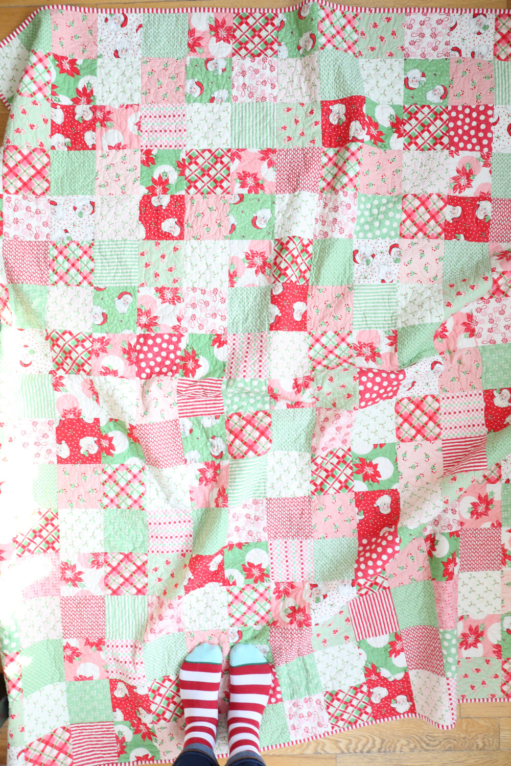 Chain Pieced Patchwork Quilt Tutorial - Downloadable PDF