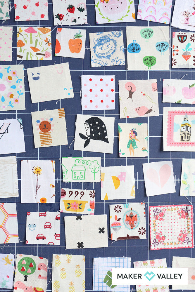 DIY Scrappy Fabric Mod Podge Ornaments - Downloadable PDF