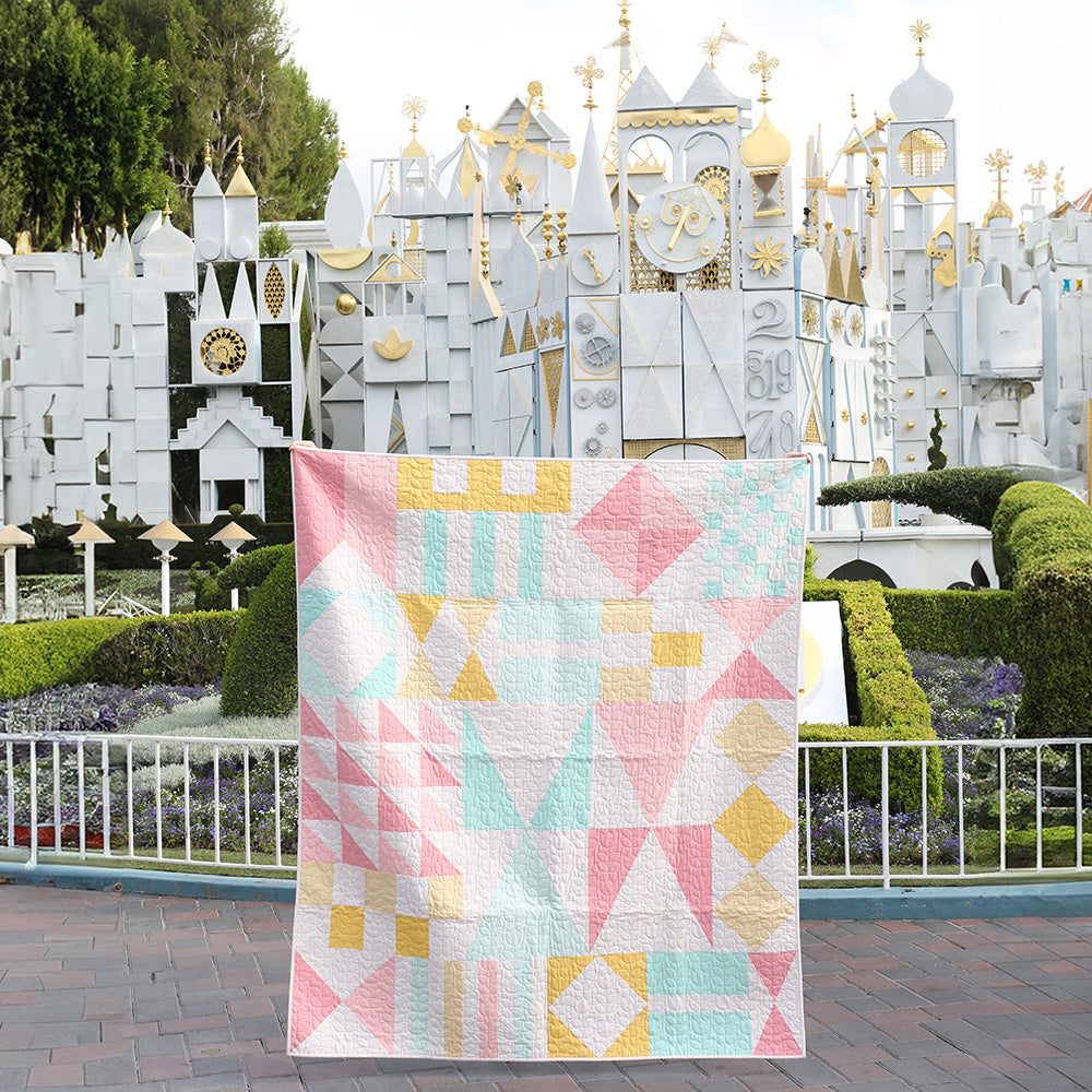 Modern Mosaic Quilt Kit - 7 Color Version (Pastels)