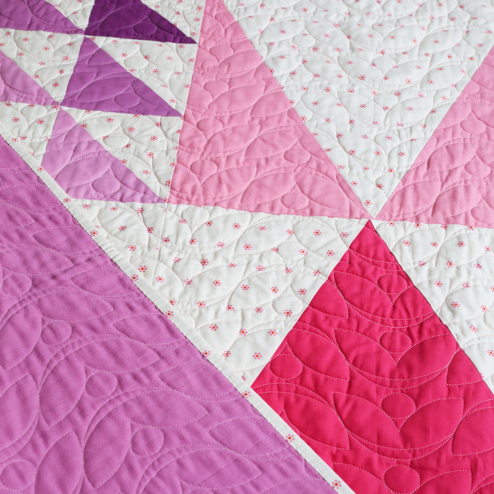 Modern Mosaic Quilt Kit - 13 Color Version (Rapunzel)