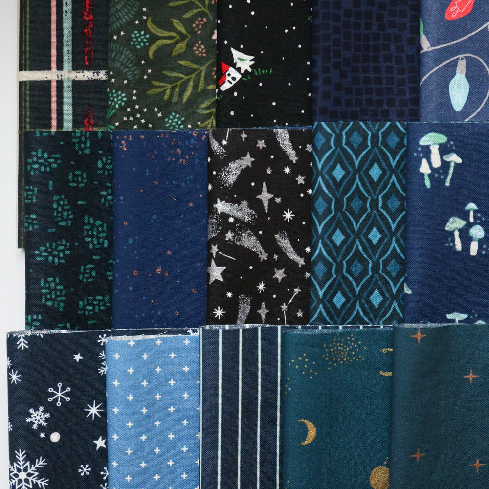 Happy Christmas Quilt Kit - Navy