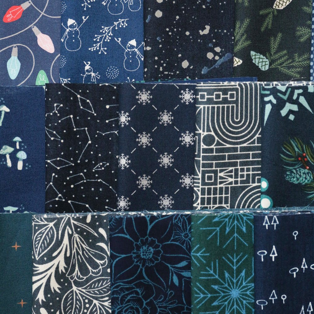 Happy Christmas Quilt Kit - Navy