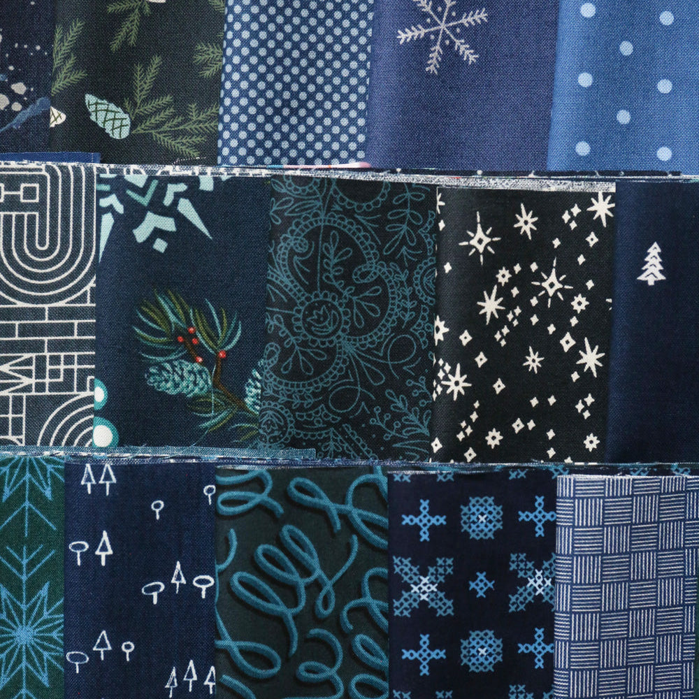 Happy Christmas Quilt Kit - Navy