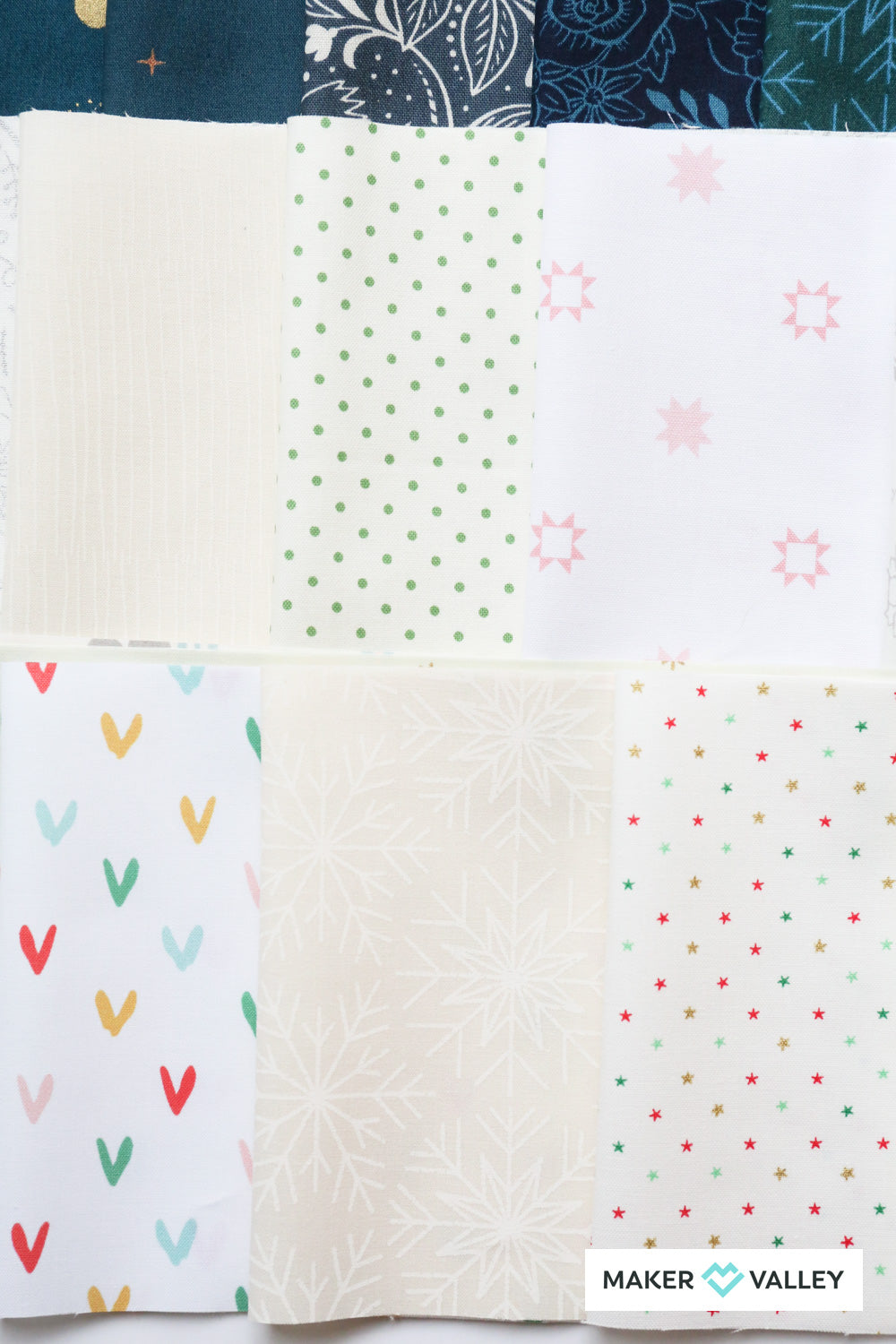 Happy Christmas Quilt Kit - Navy
