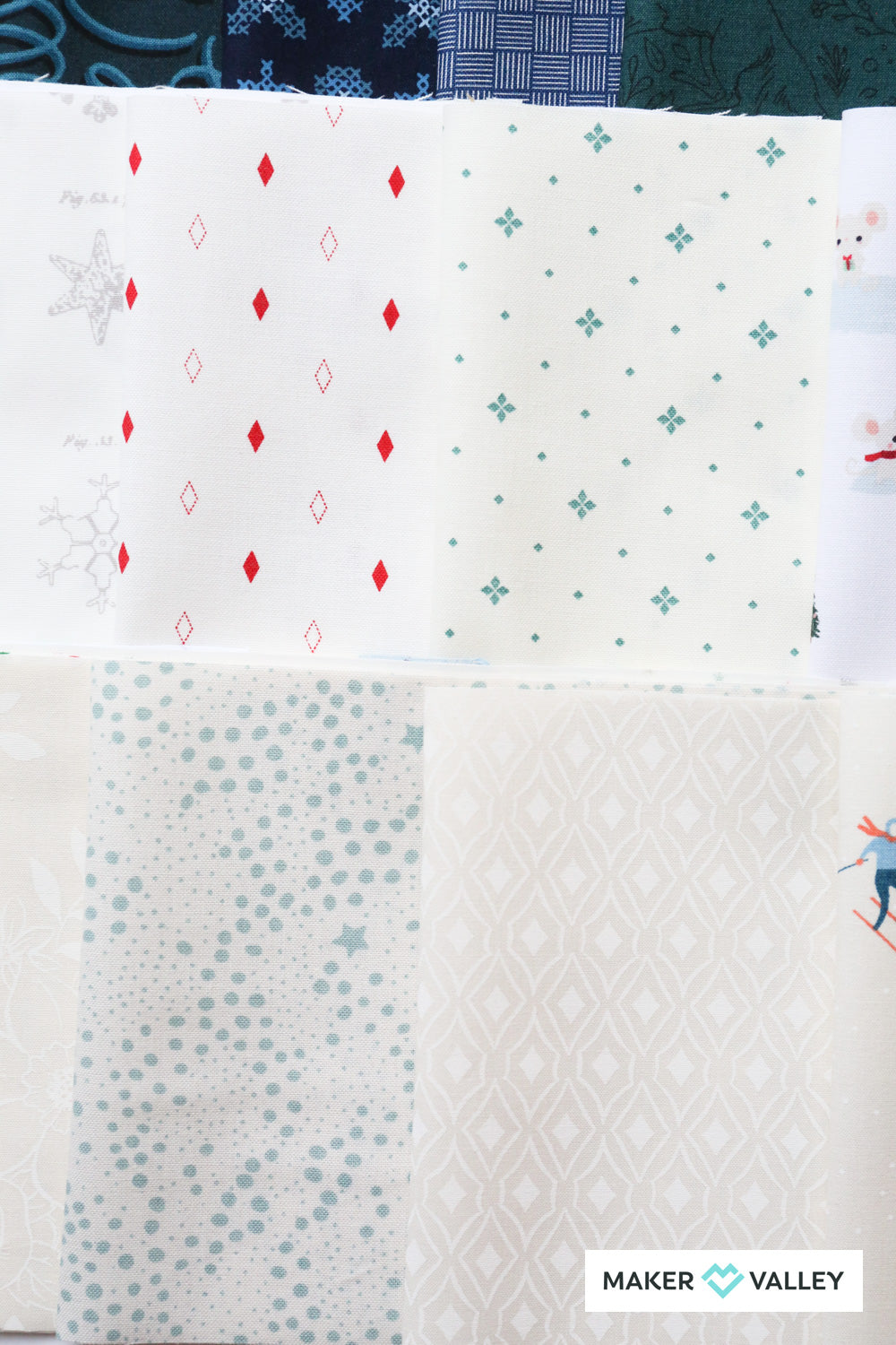 Happy Christmas Quilt Kit - Navy
