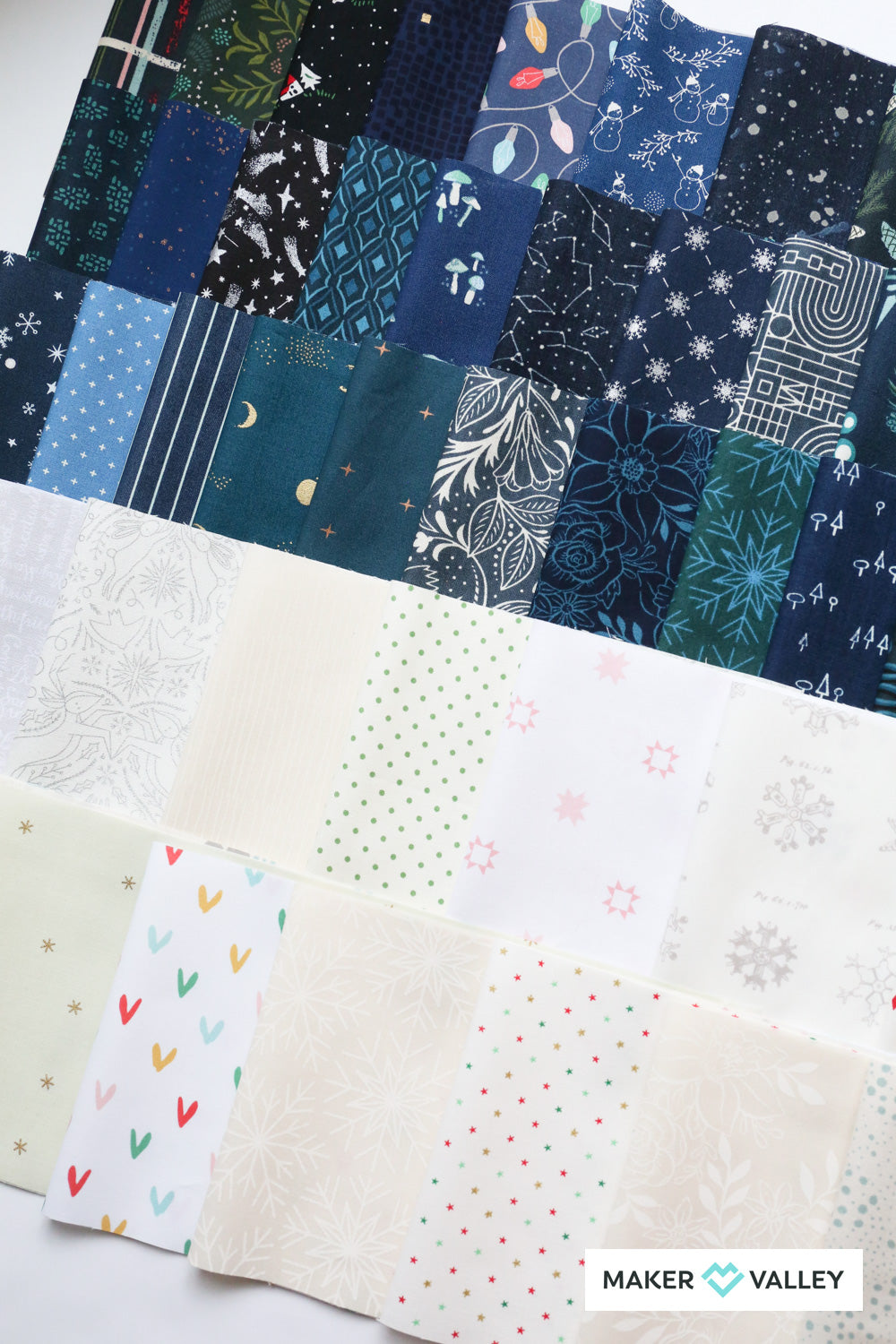 Happy Christmas Quilt Kit - Navy