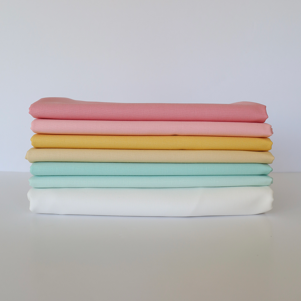 Modern Mosaic Quilt Kit - 7 Color Version (Pastels)