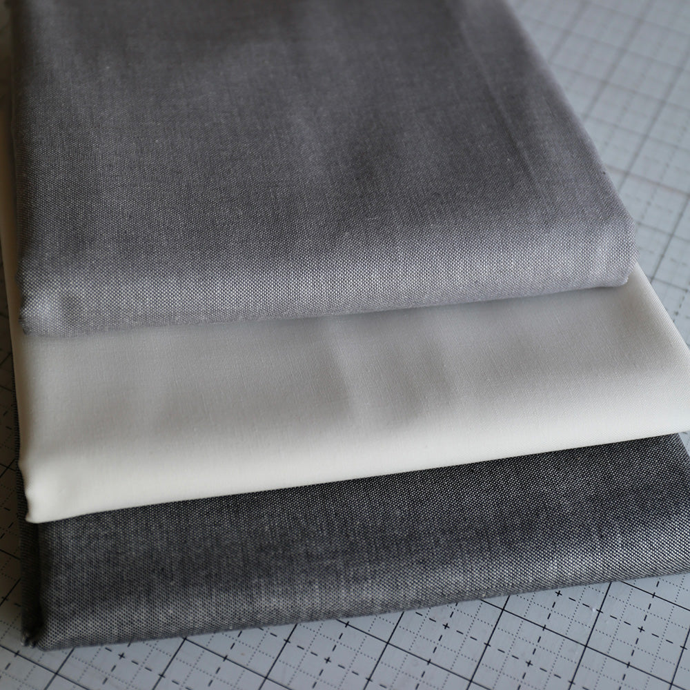 Buffalo Plaid Quilt Kit (Black, White, & Gray) - Throw Size