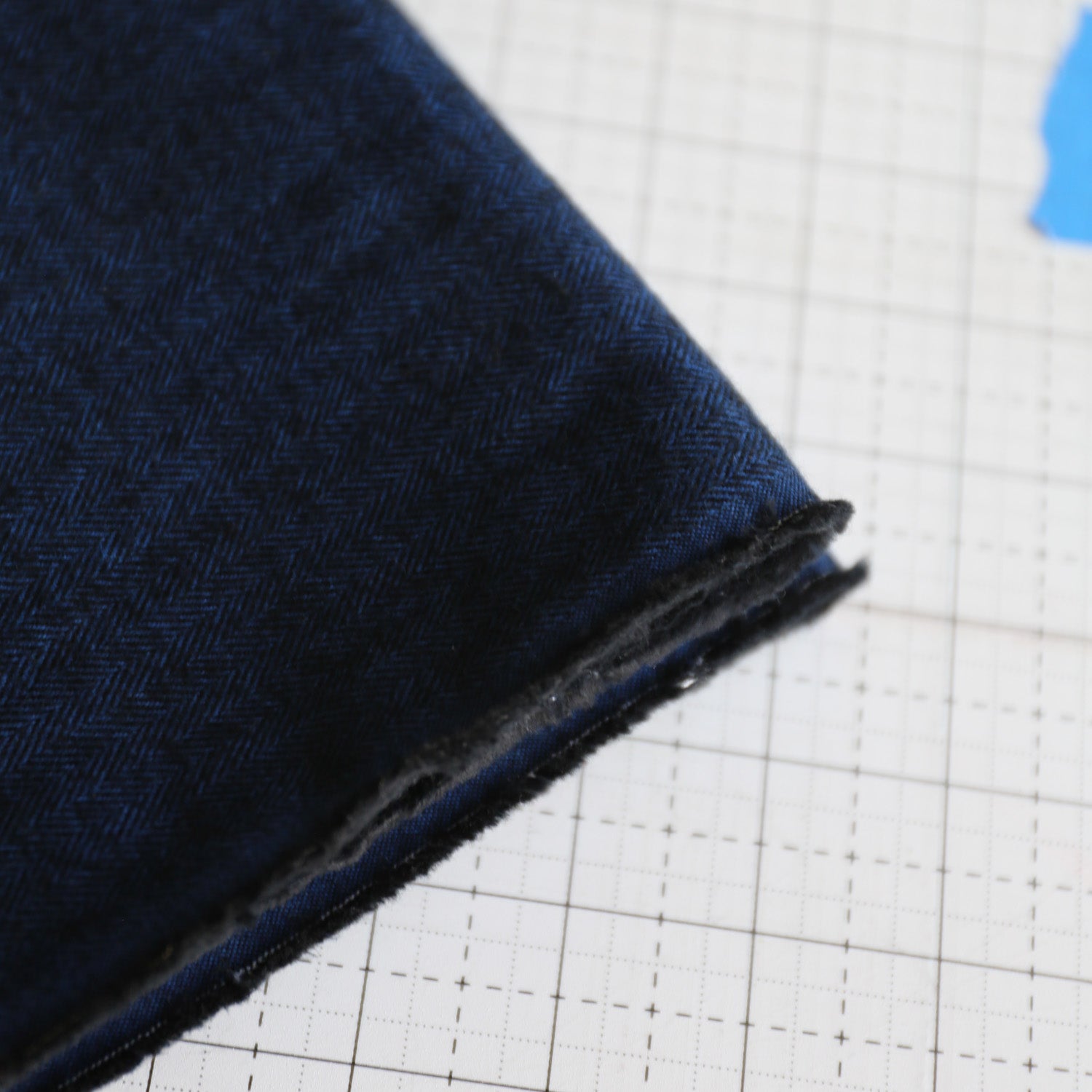 Robert Kauffman Shetland Flannel (Navy) - 5 Yards FLANNEL