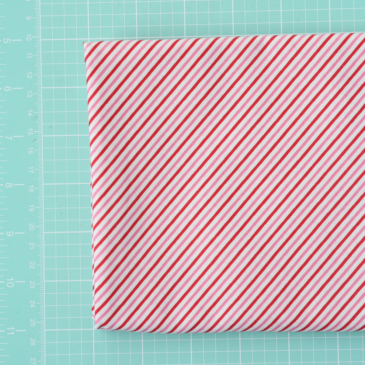 Be Mine stripe (white) by Stacy Iest Hsu - 1 Yard