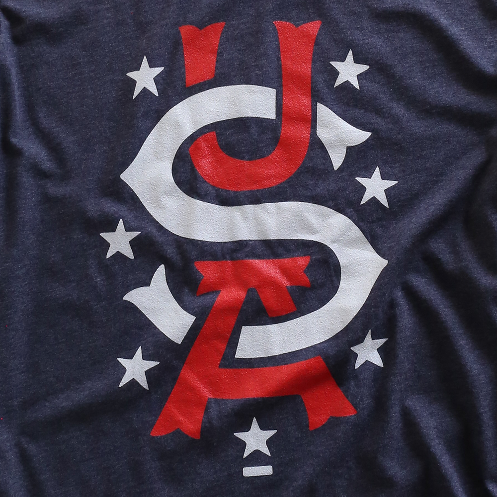 USA Monogram - T-shirt (Navy)