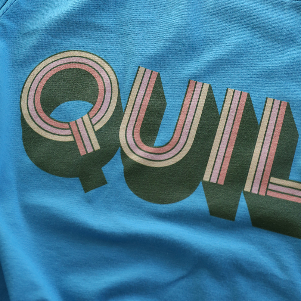 Quilts - T-shirt (Aqua)
