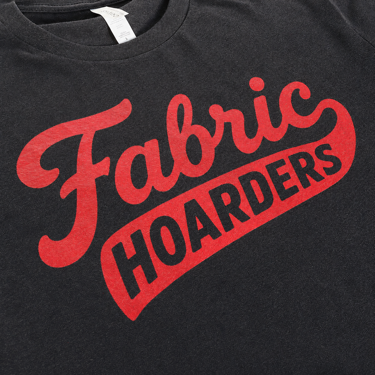 Fabric College: Fabric Hoarders Script - T-shirt (Black)