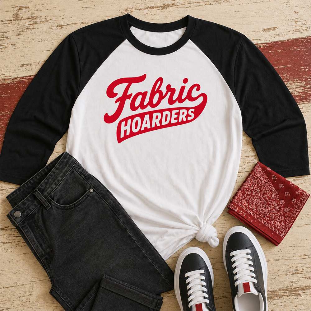Fabric College: Fabric Hoarders Script - Raglan (Black)