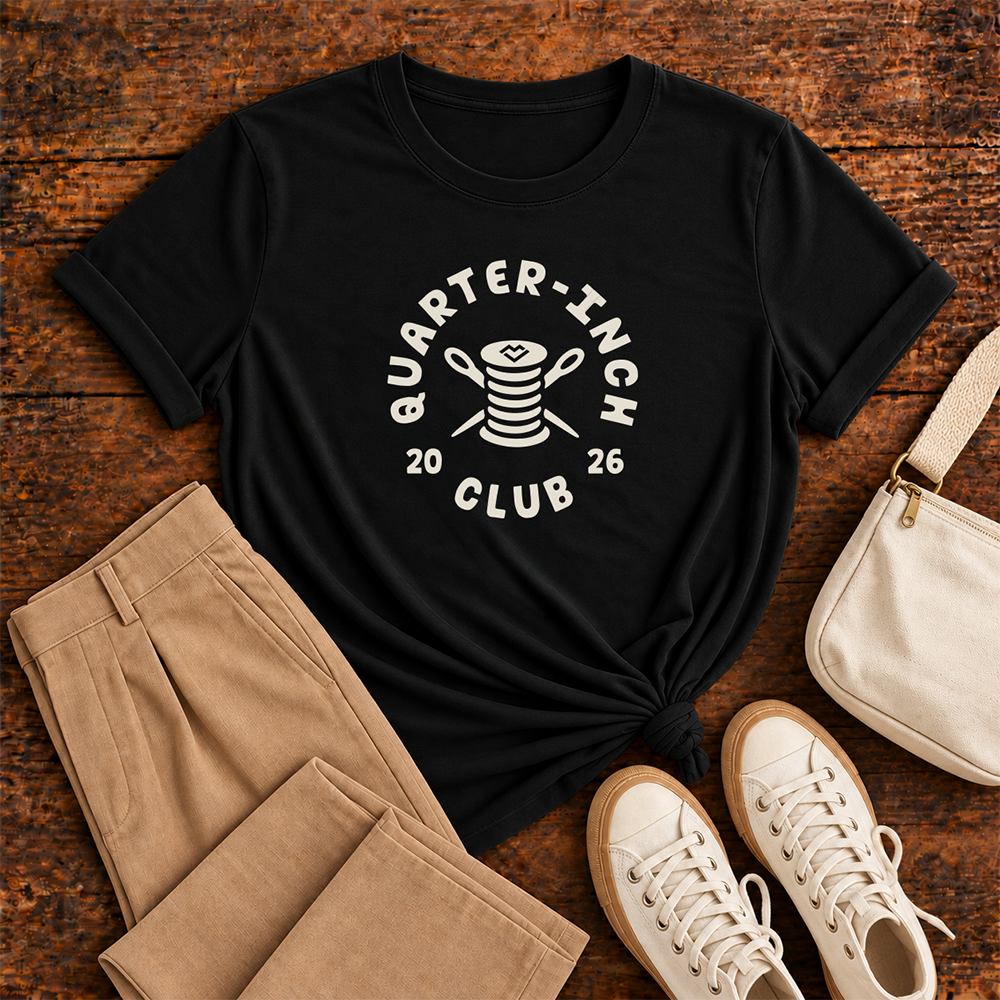 Quarter-Inch Club - T-shirt (Black)