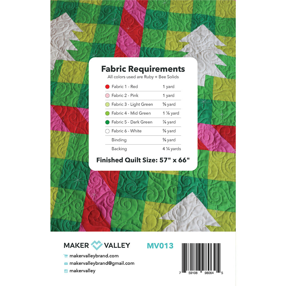 Holly's Christmas Tree Farm - Quilt Pattern