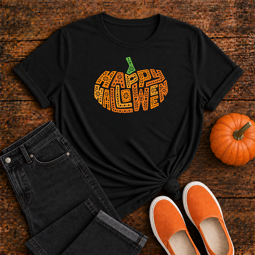 Happy Halloween - T-shirt (Black)