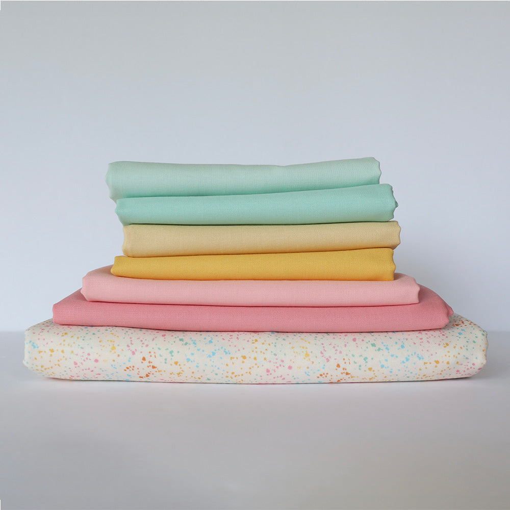 Modern Mosaic Quilt Kit - 7 Color Version (Pastels)