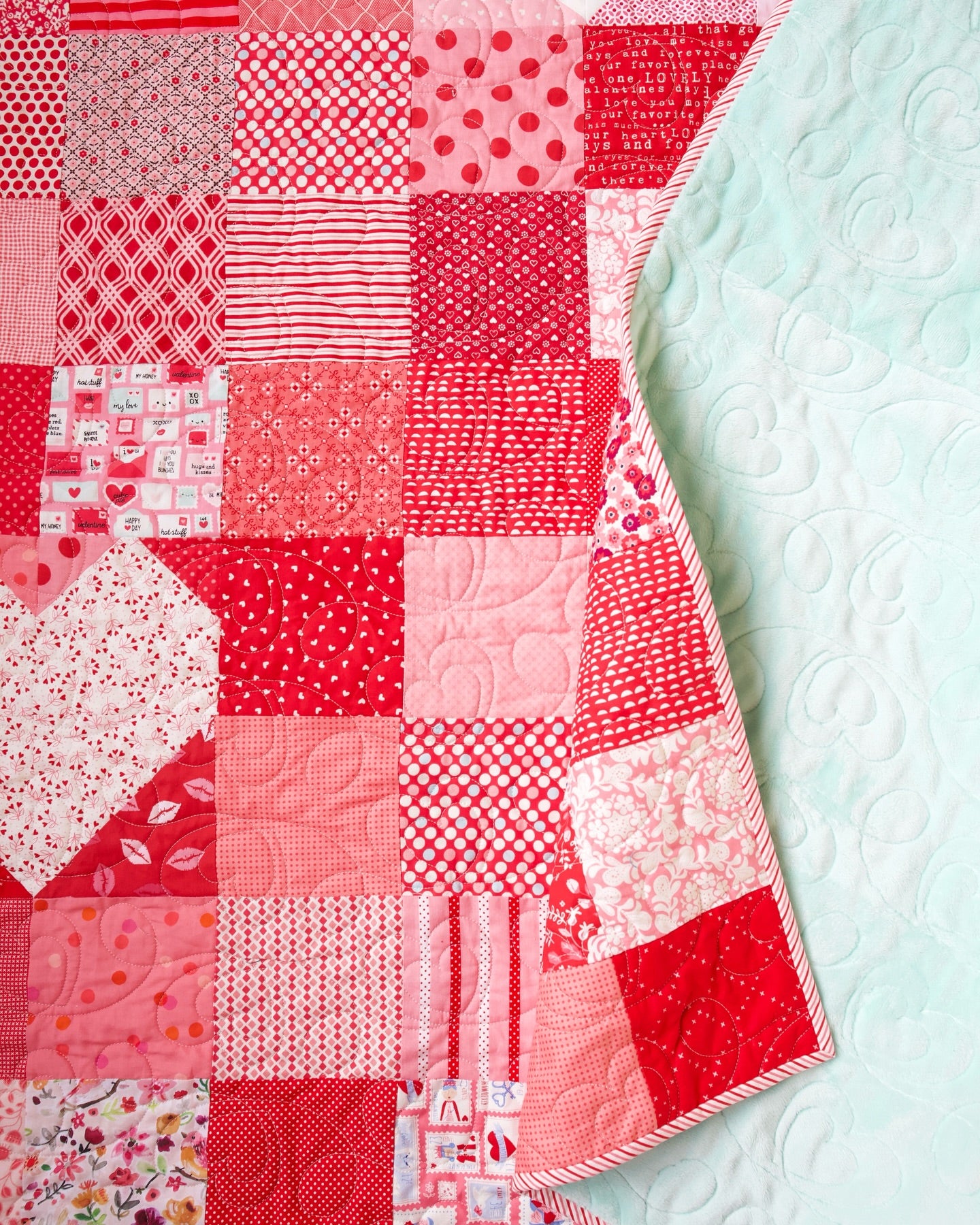 Love Drops Quilt Tutorial - Downloadable PDF