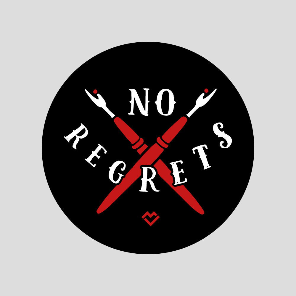 No Regrets - Sticker