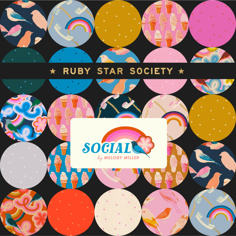 Ruby Star Society Social Half Yard Bundle