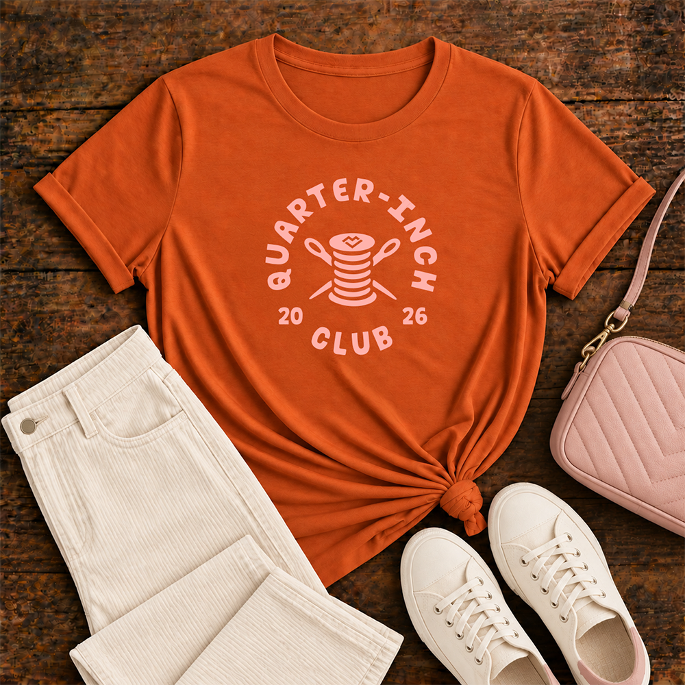 Quarter-Inch Club - T-shirt (Rust)