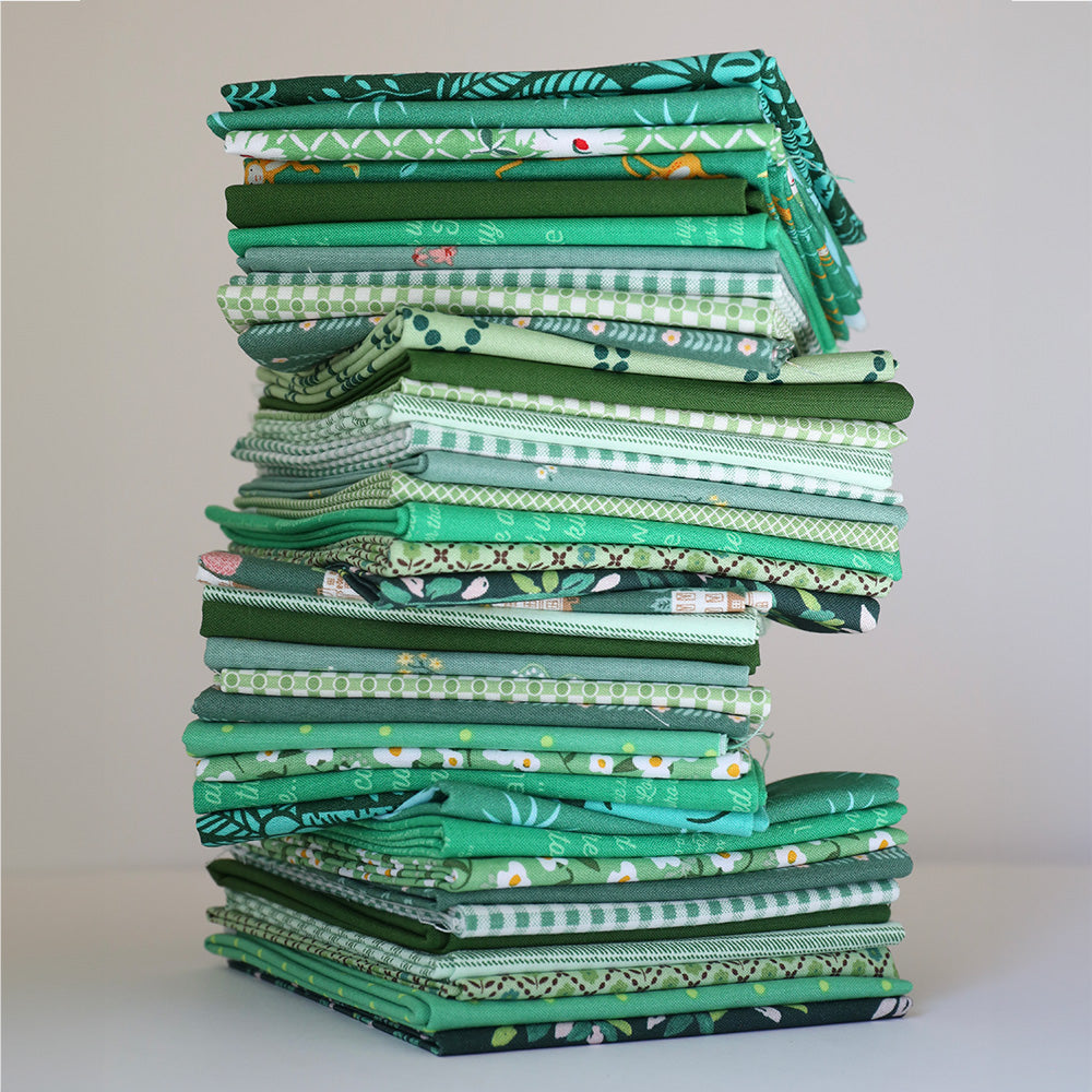Scrappy Mystery (Green) - Fat Quarter Bundle