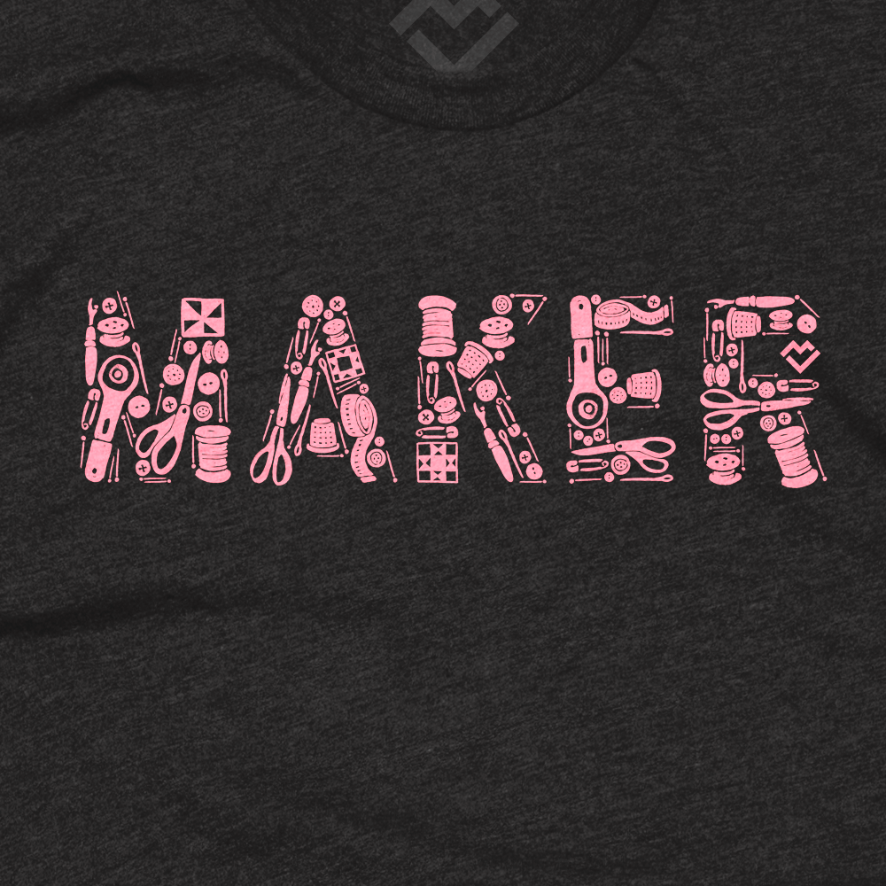 Sewing Maker - T-shirt (Black)