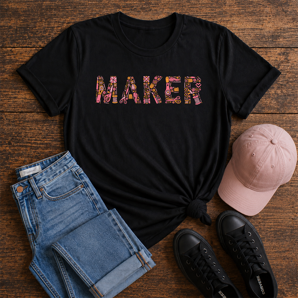 Sewing Maker (Black) - T-shirt