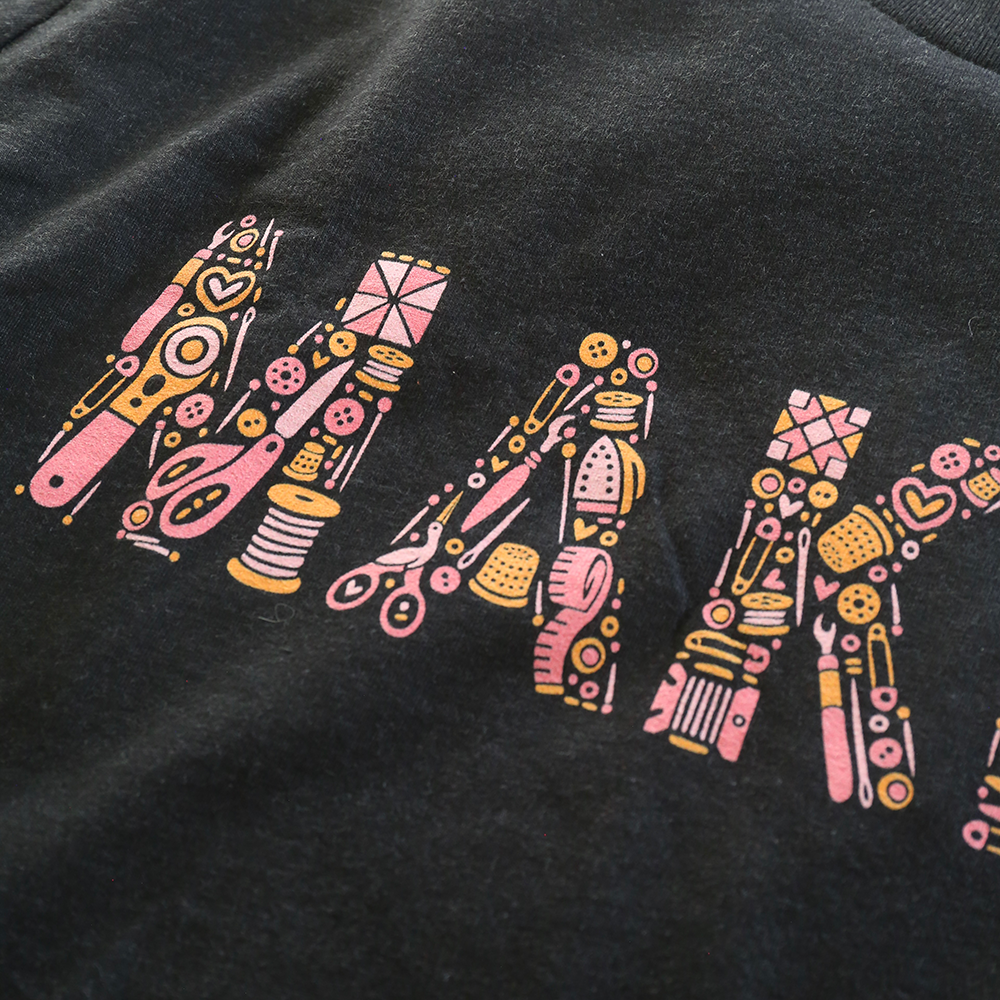 Sewing Maker (Black) - T-shirt