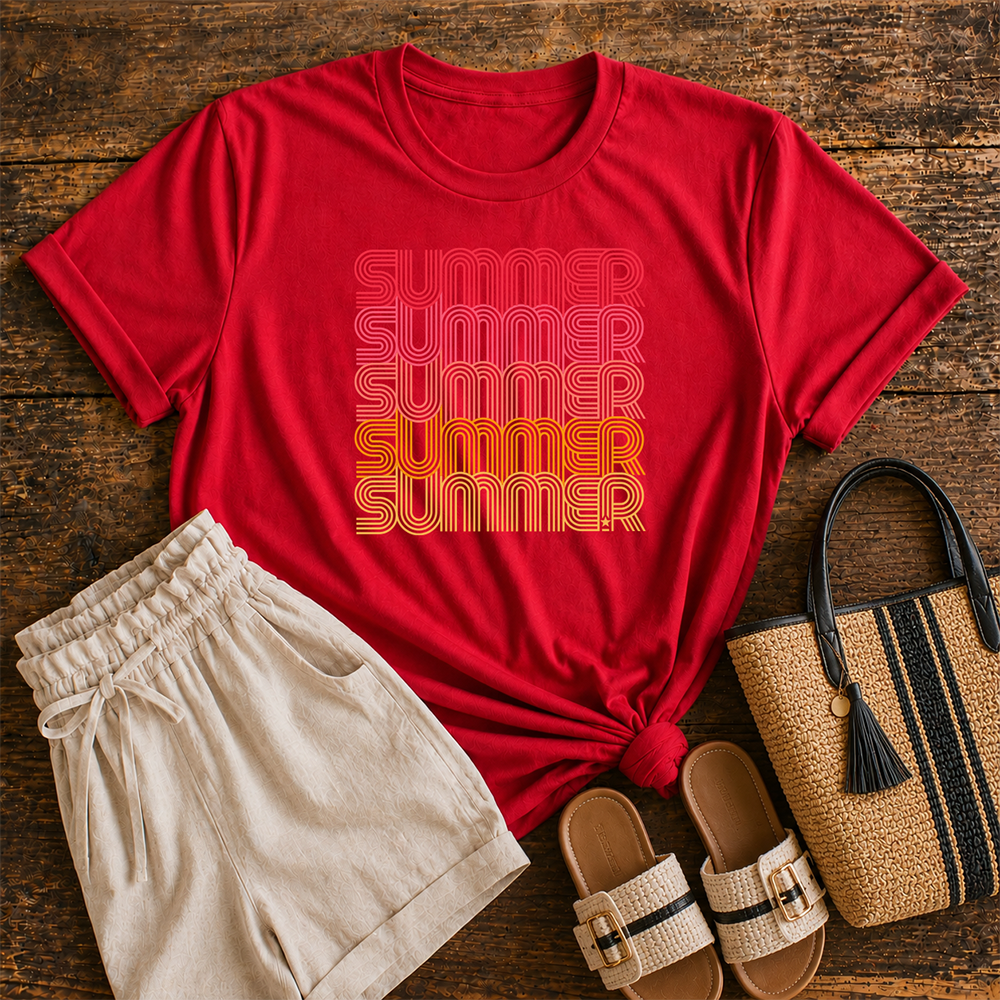 Endless Summer - T-shirt (Red)