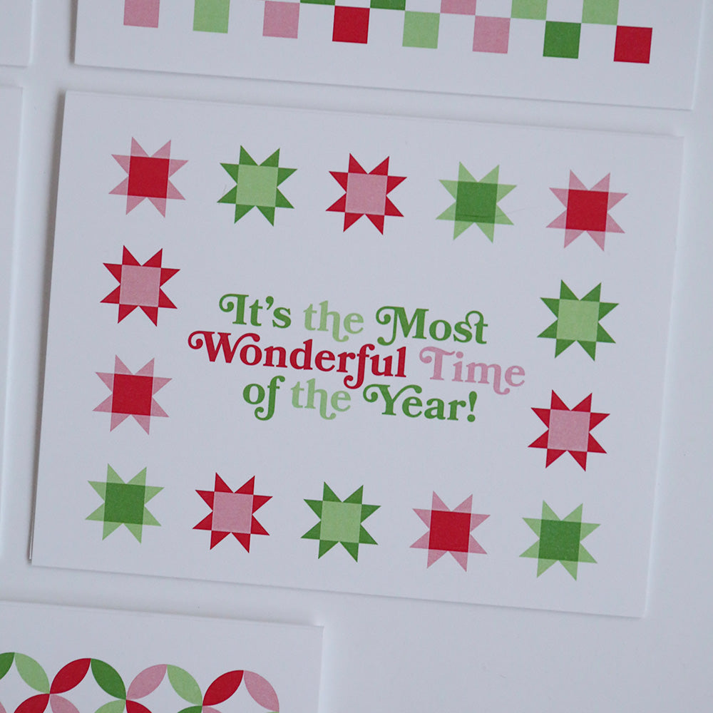 Quilty Holiday Cards - 10 pack