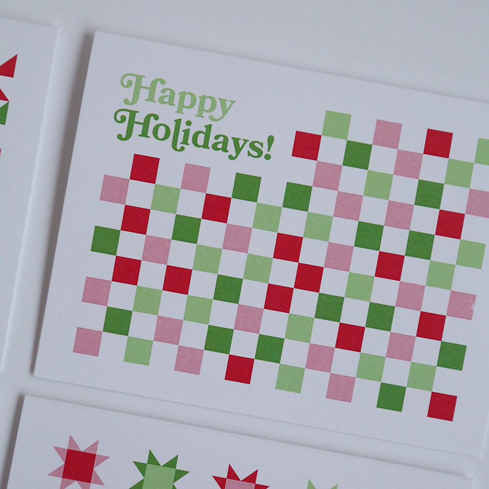 Quilty Holiday Cards - 10 pack