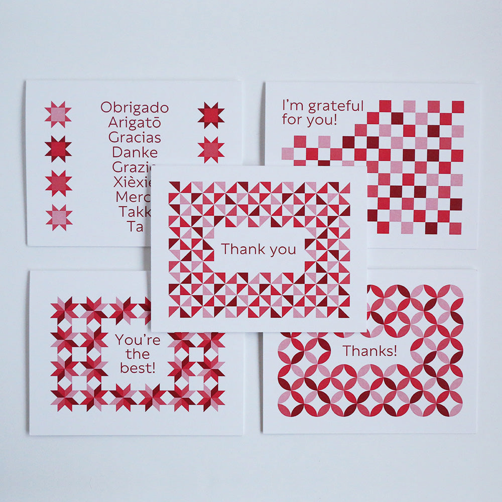Quilty Thank You Cards - 10 pack