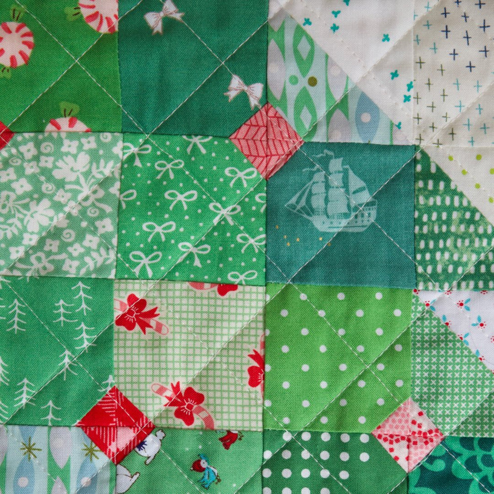 Happy Christmas Mini Quilt Pattern - Downloadable PDF