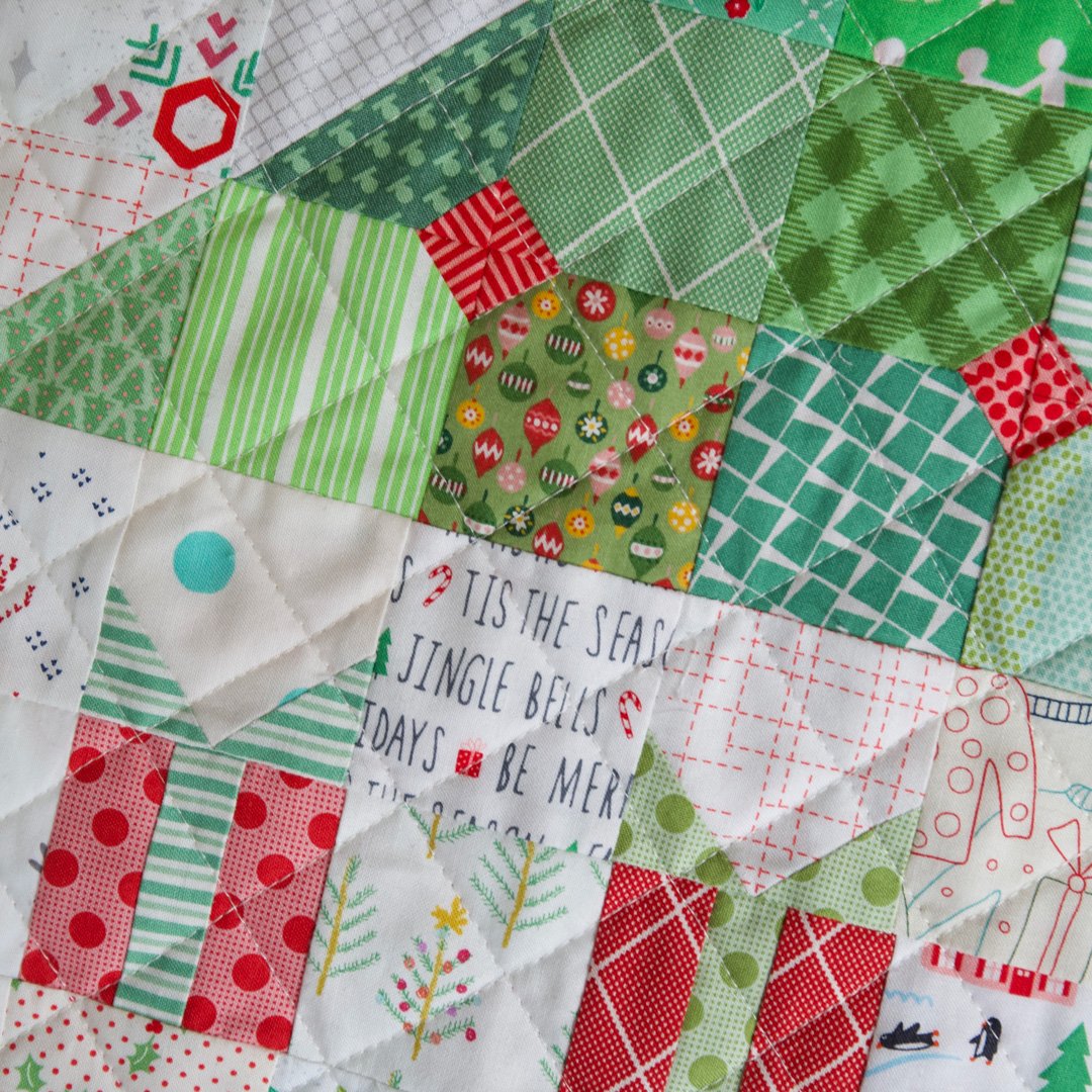 Happy Christmas Mini Quilt Pattern - Downloadable PDF