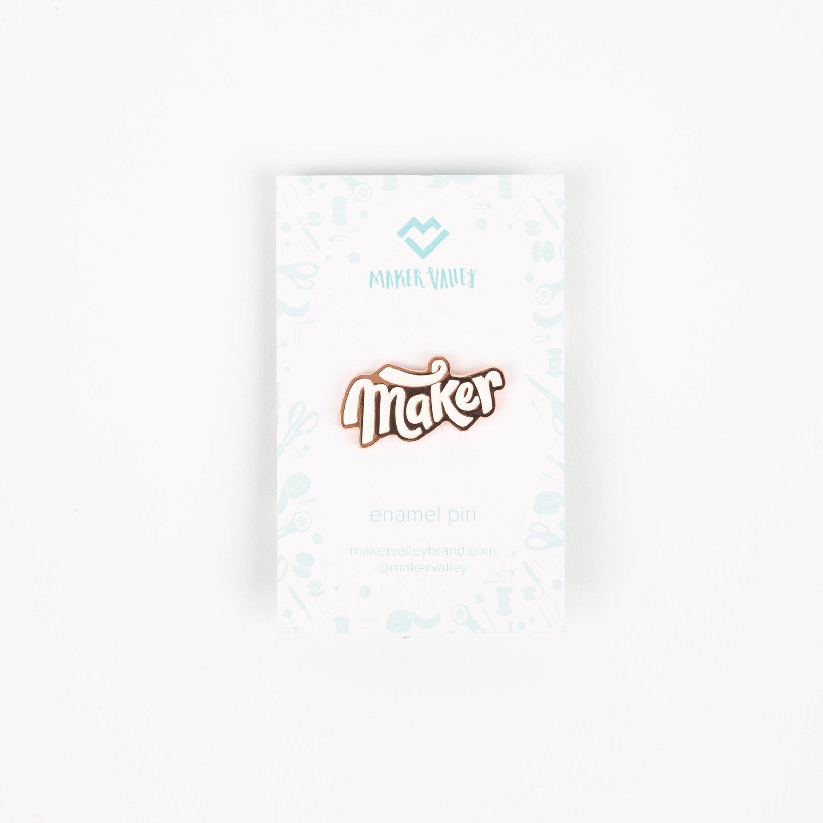 Maker - Enamel Pin - Maker Valley