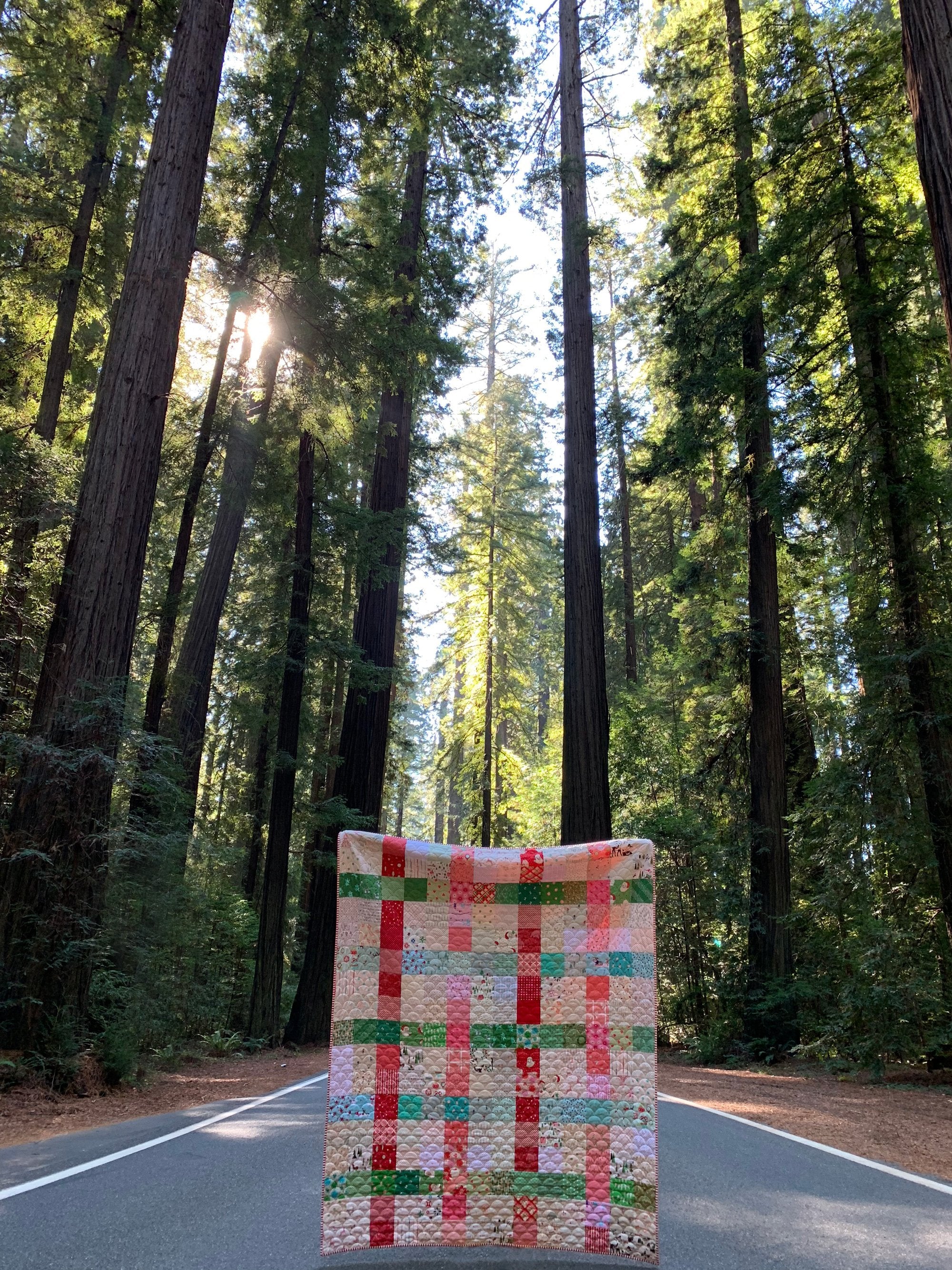 Patchwork Plaid Christmas Quilt Tutorial - Downloadable PDF